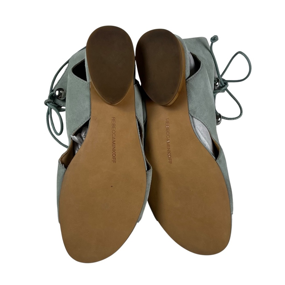 Rebecca Minkoff Kyla Ghillie Suede Lace Up Sandals - Picture 13 of 14